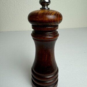 Vintage Borel France Wood Pepper Mill